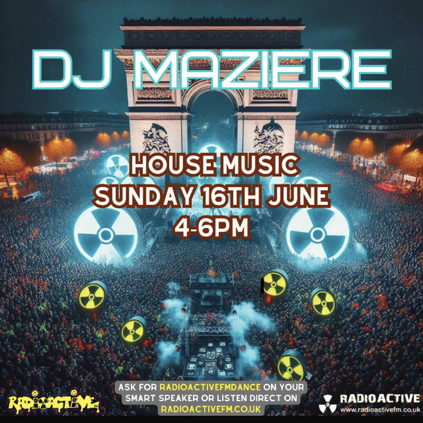 DJ Maziere Debut Show Radioactive FM episode artwork