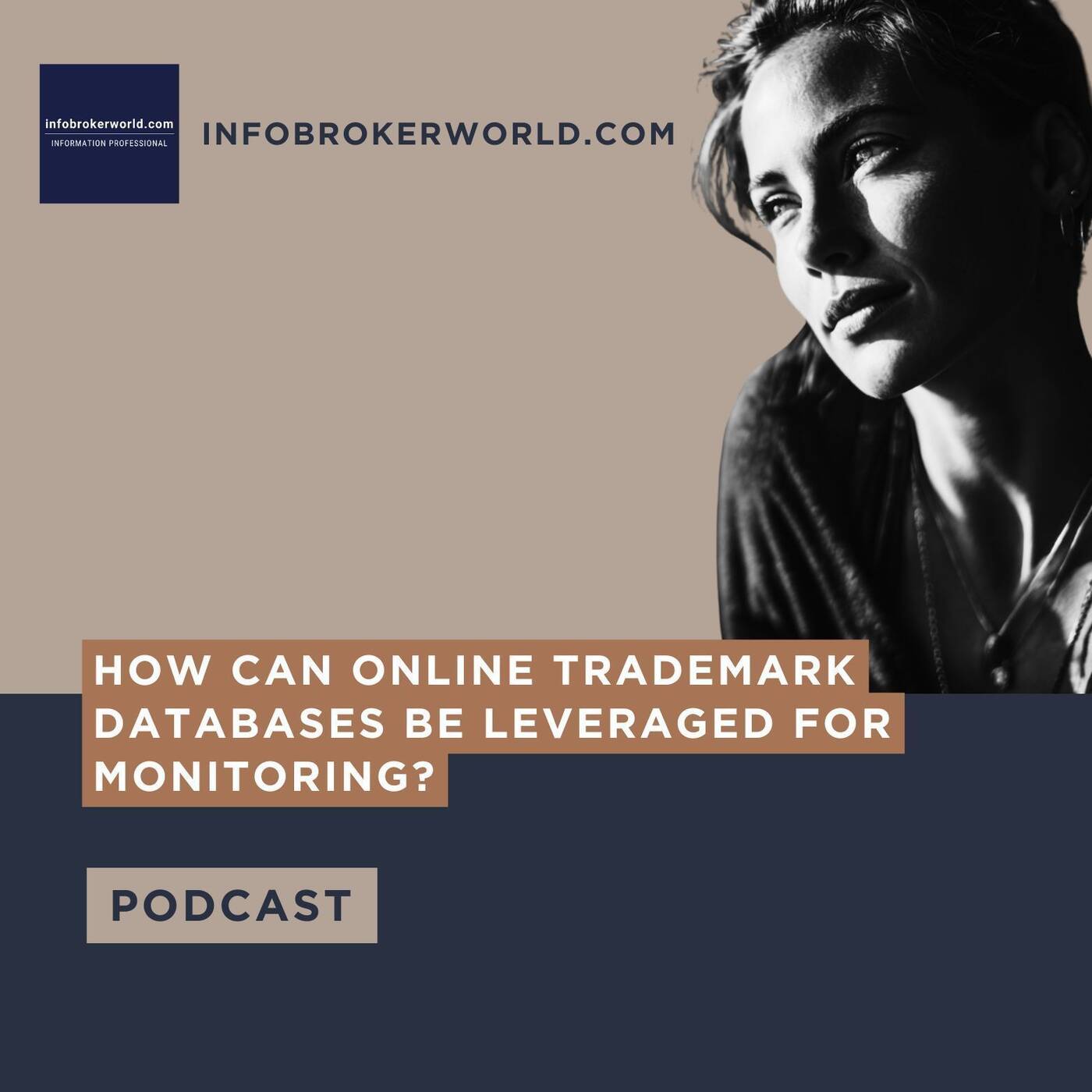 How can online trademark databases be leveraged for monitoring? - infobrokerworld.com Podcast episode artwork