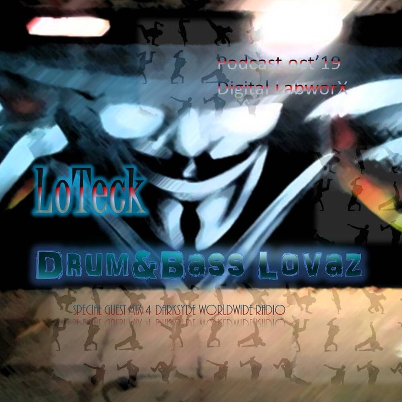 Drum and Bass Lovaz Oct'19 guestmix Darksyde FM Radio episode artwork