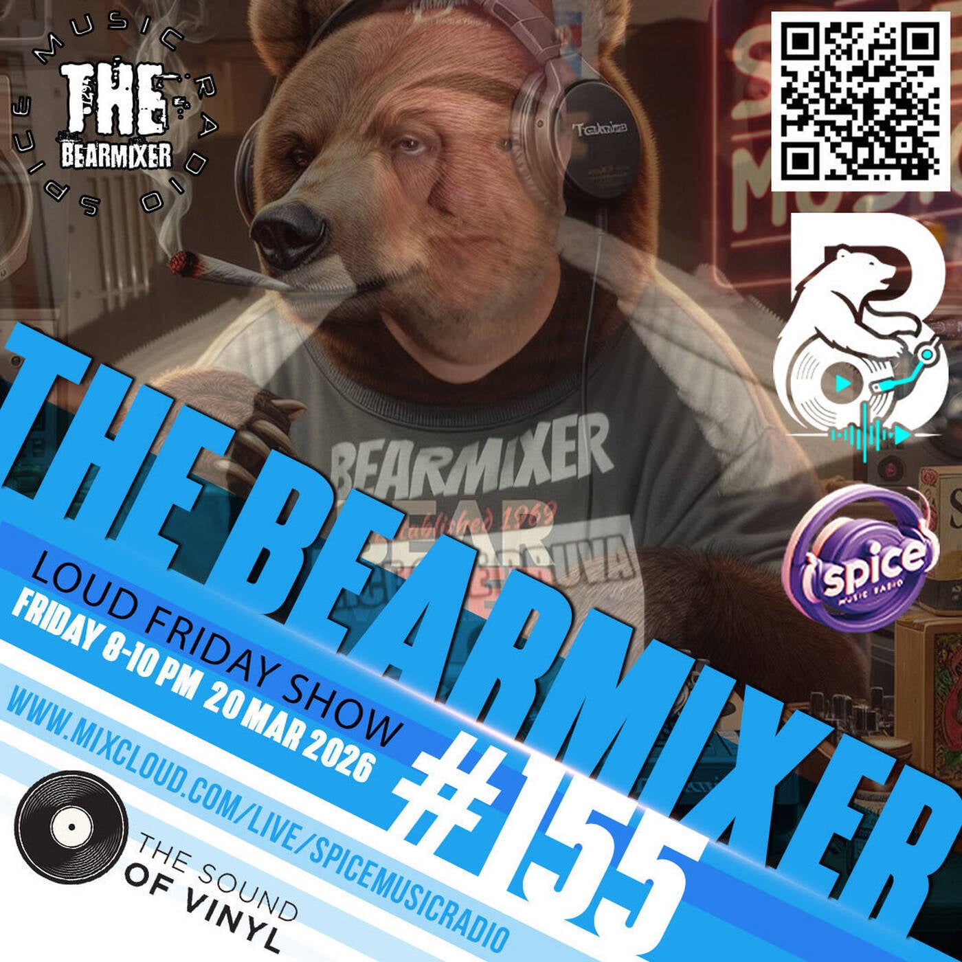 Live On Air Spice Music Radio "Loud Friday #155" 20th March 2026 episode artwork