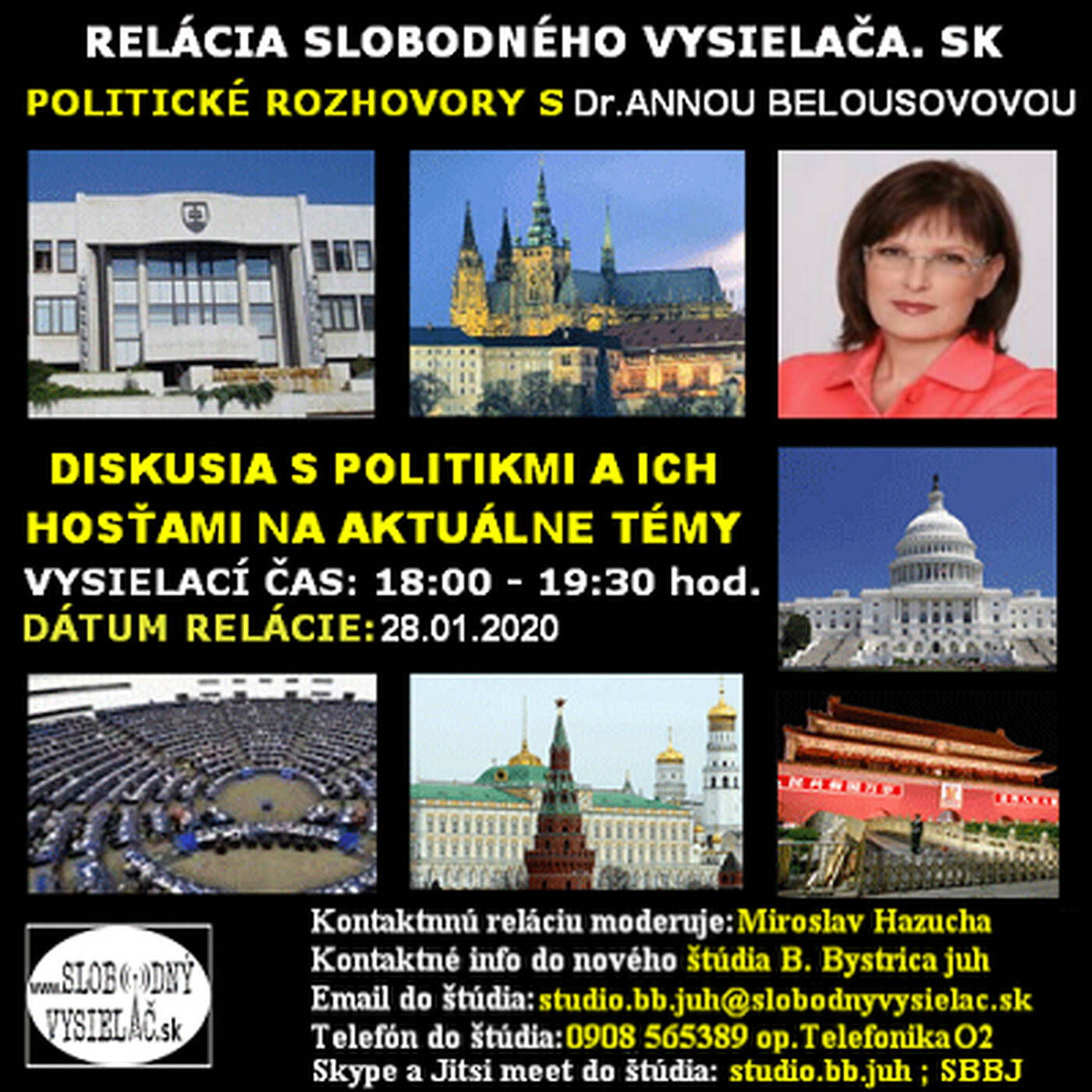 Politické rozhovory 34 - 2020-01-28 Dr. Anna Belovsovová episode artwork