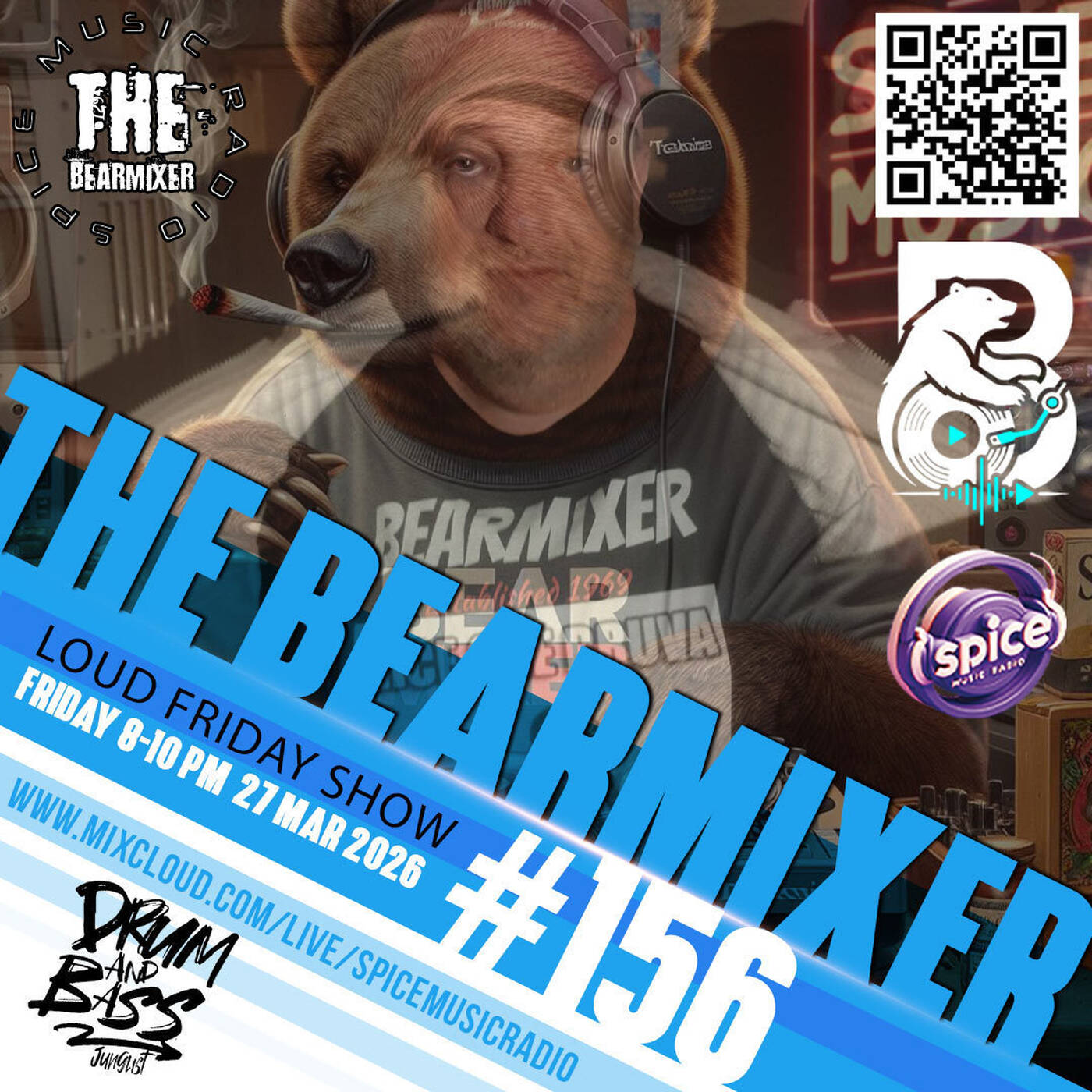 Live On Air Spice Music Radio "Loud Friday #156" 27th March 2026 episode artwork