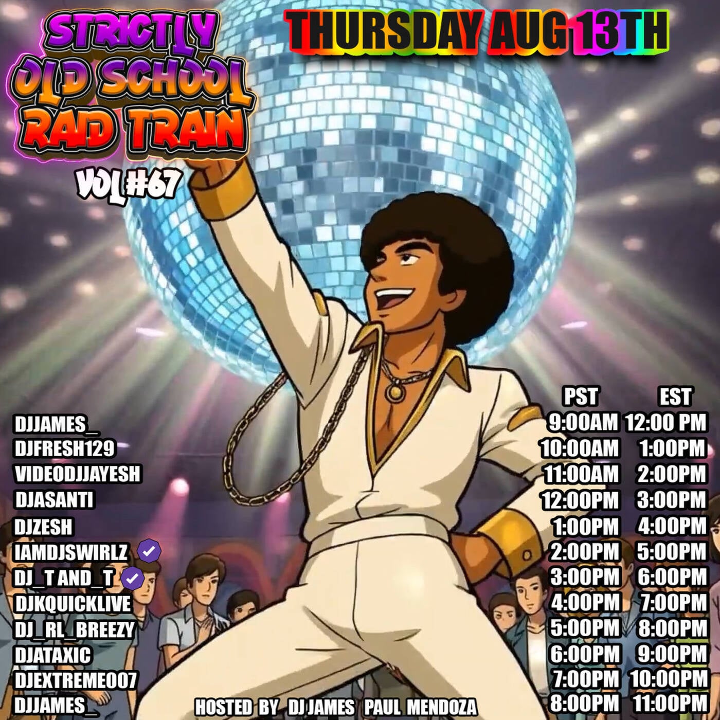 STRICTLY OLD SCHOOL?RAID?TRAIN? Powered By @paulmendoza51 & @DJJames_ ?7-8?PM?EST‼️(AUG 13, 2026) episode artwork