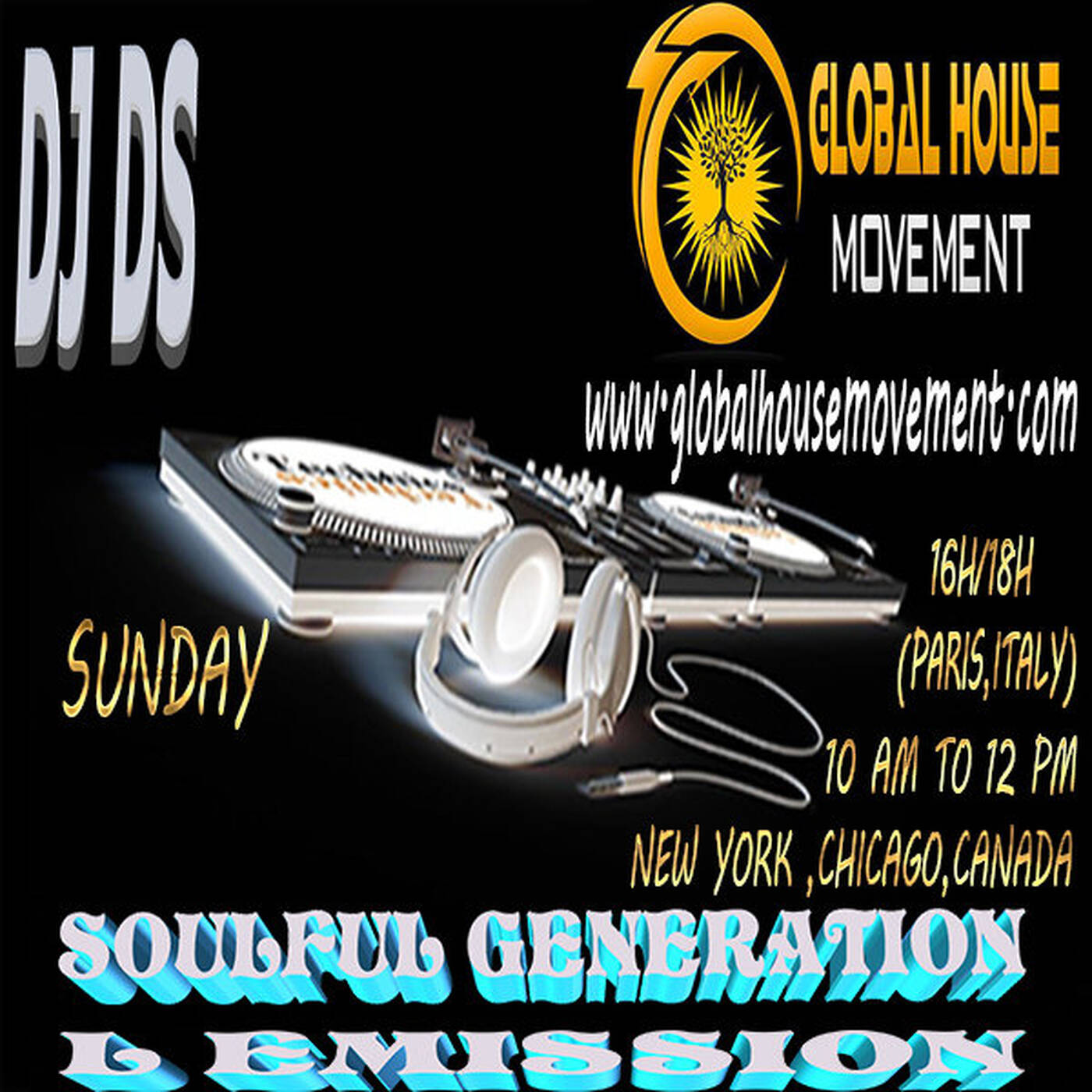 SOULFUL GENERATION ON GLOBAL HOUSE MOVEMENT RADIO  SEPTEMBER 27-09-2015 episode artwork