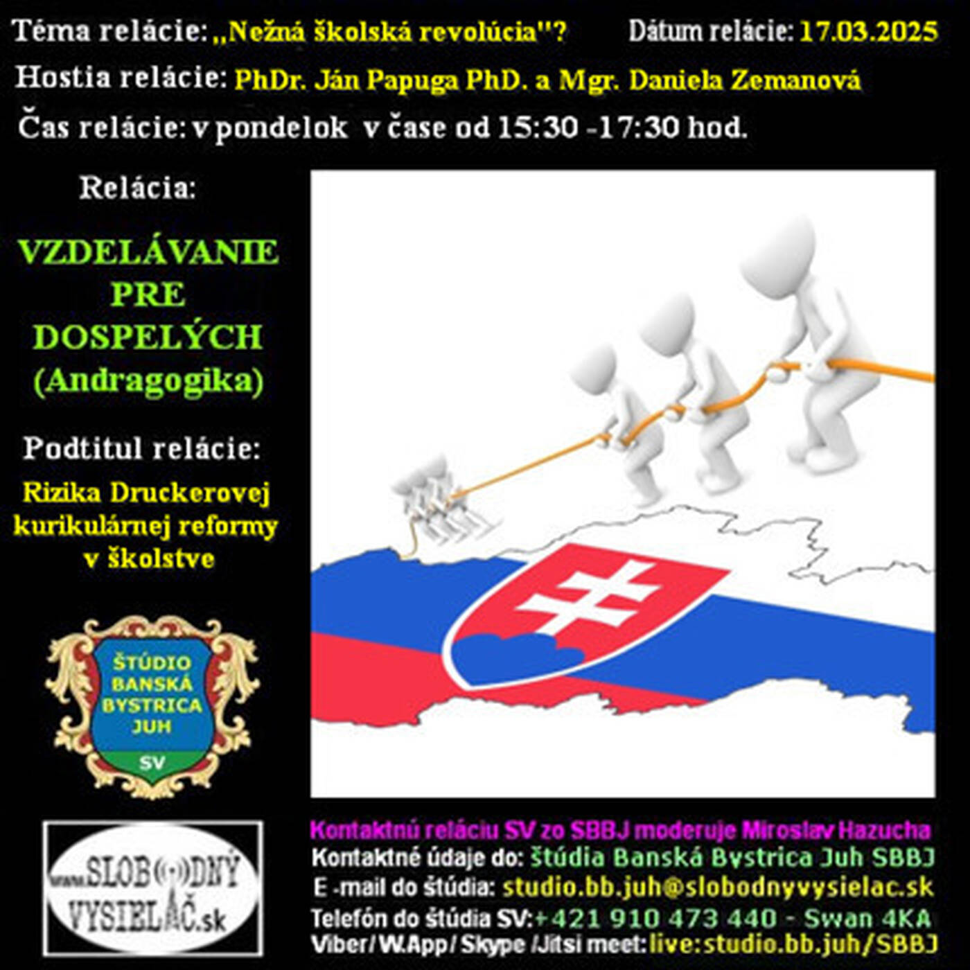 Vzdelávanie pre dospelých 445 - 2025-03-17 Riziká Drűckerovej kurikulárnej reformy v školstve episode artwork