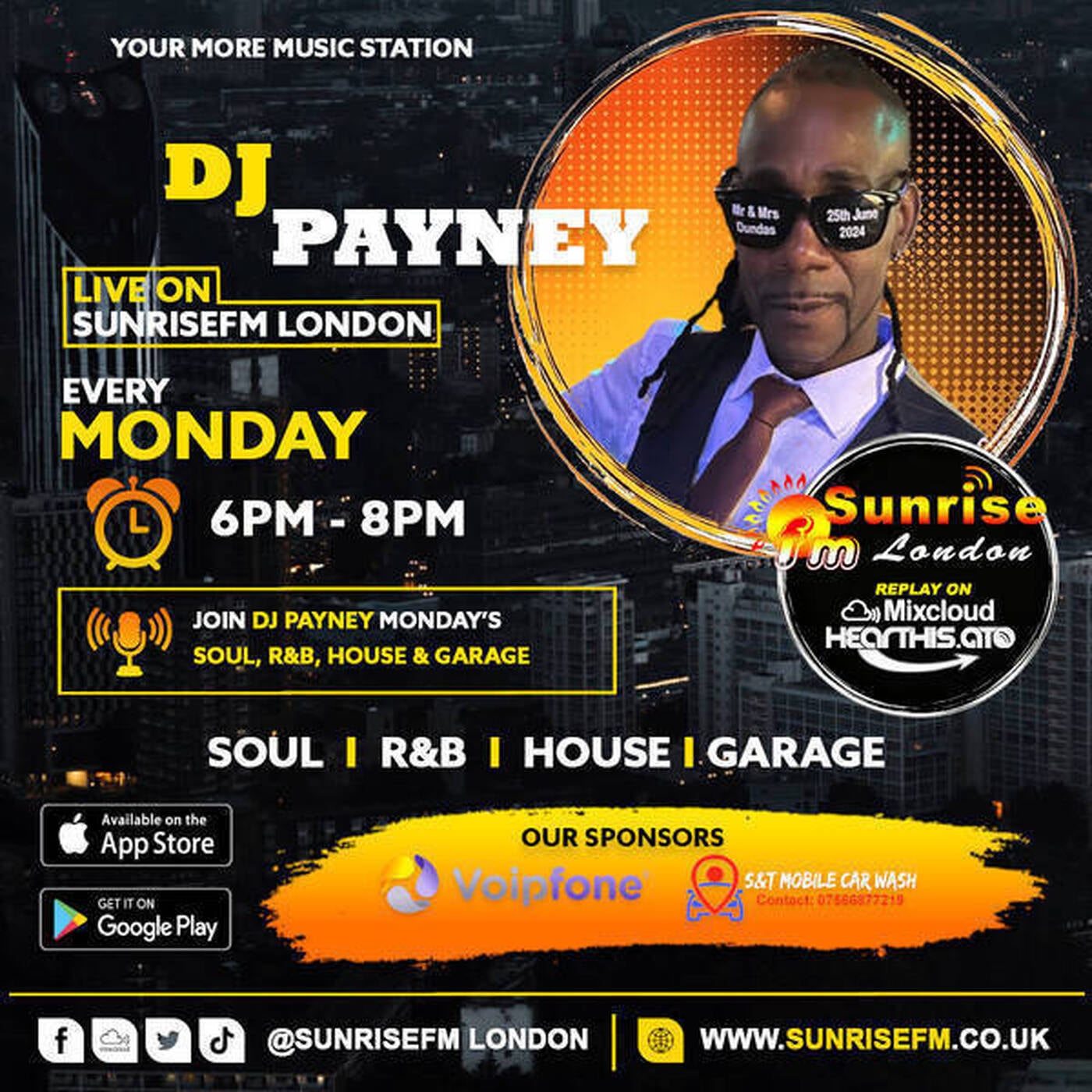 DJ Payney - Mon 24th Aug 2026 episode artwork