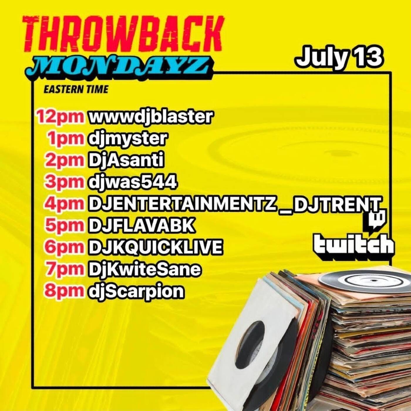THROWBACK MONDAYZRAIDTRAINHosted By @djsird1 6-7PMEST‼️(JULY 13, 2026) episode artwork