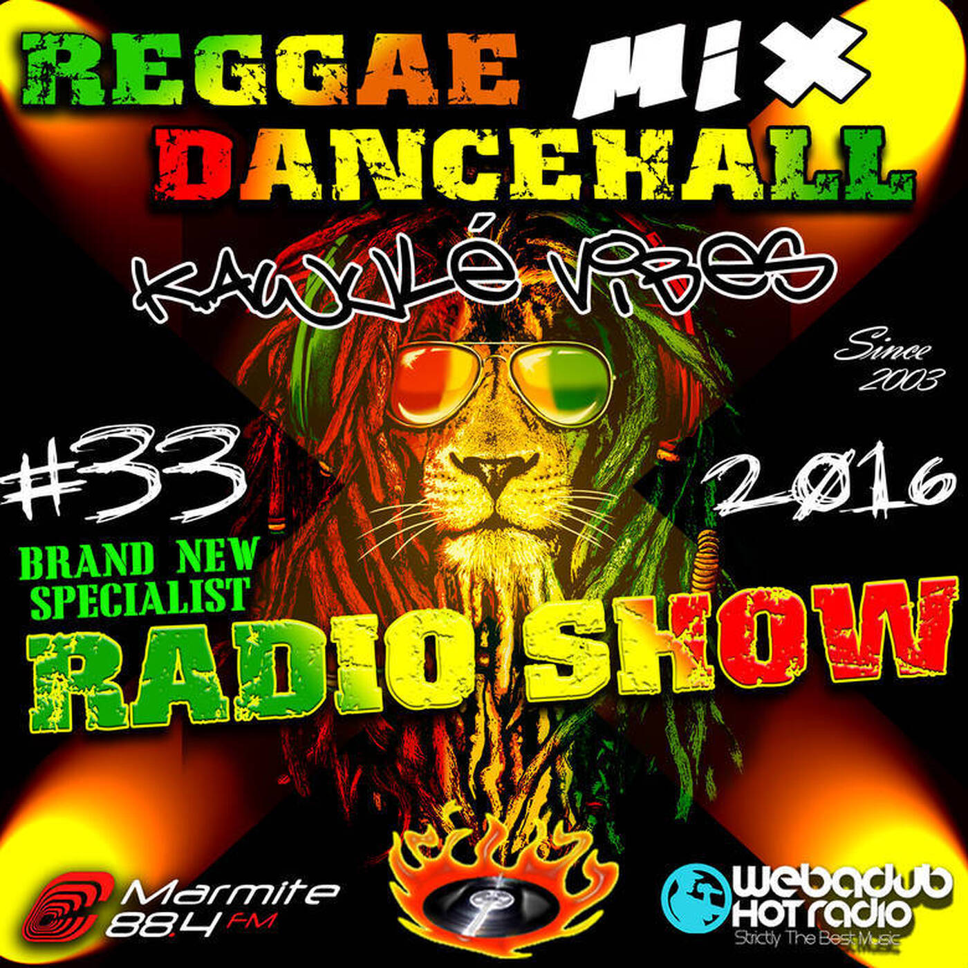 22.10.2016 Reggae Dancehall Kawulé vibes Radio Show #33-2016