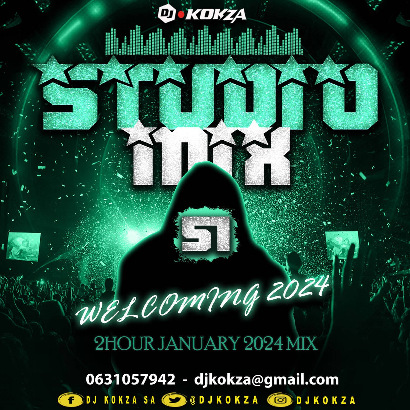 DJ KOKZA SA - STUDIO MIX 51 - 2Hour January 2024 Mix