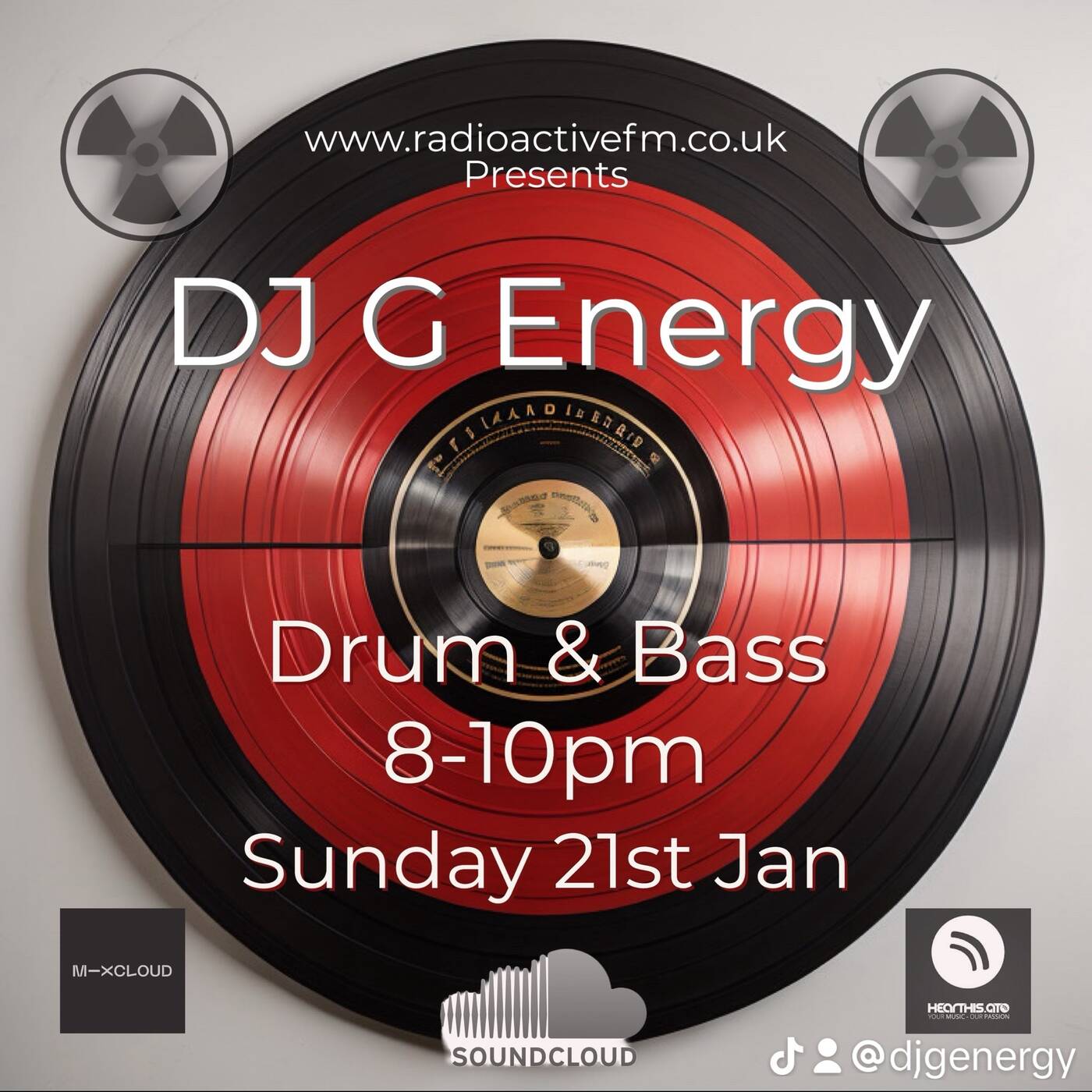 G Energy - Live Drum & Bass set on RadioActiveFm - 21st Jan
