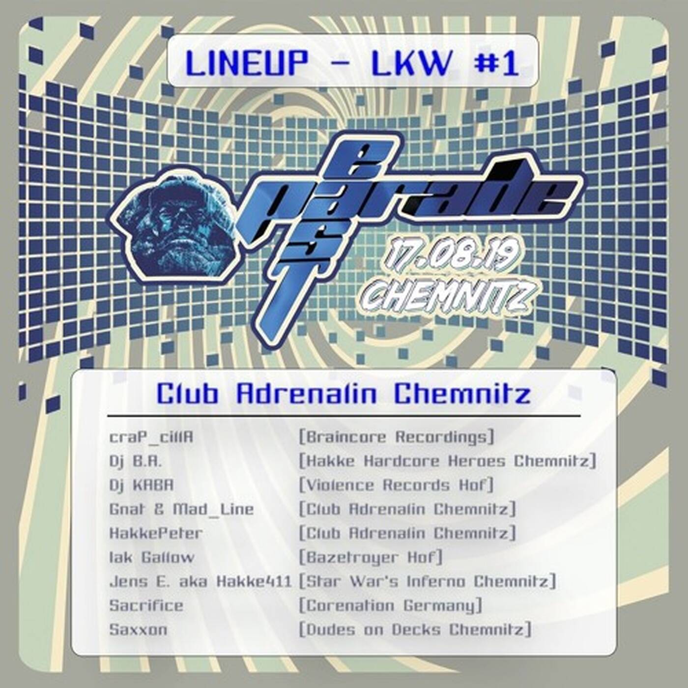 DJ Sacrifice @ Eastparade 17.08.2019 Chemnitz