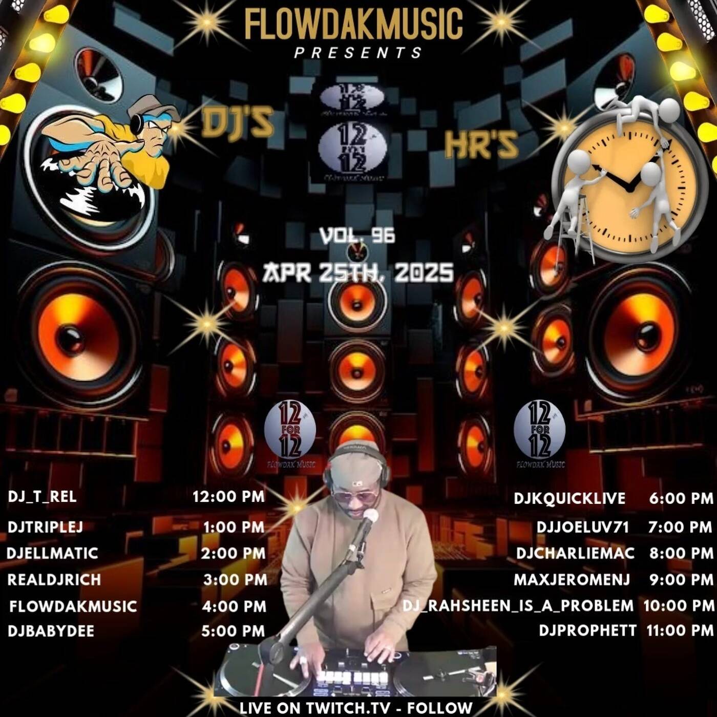 12FOR1212DJsFOR12HRSRAID️TRAINVL96Powered By @flowdakmusic 6-7PMEST‼️(APR 24, 2025) episode artwork