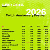 Danny Cartels Twitch Anniversary by DJ FrankEC (4-2-26) by DJ FrankEC