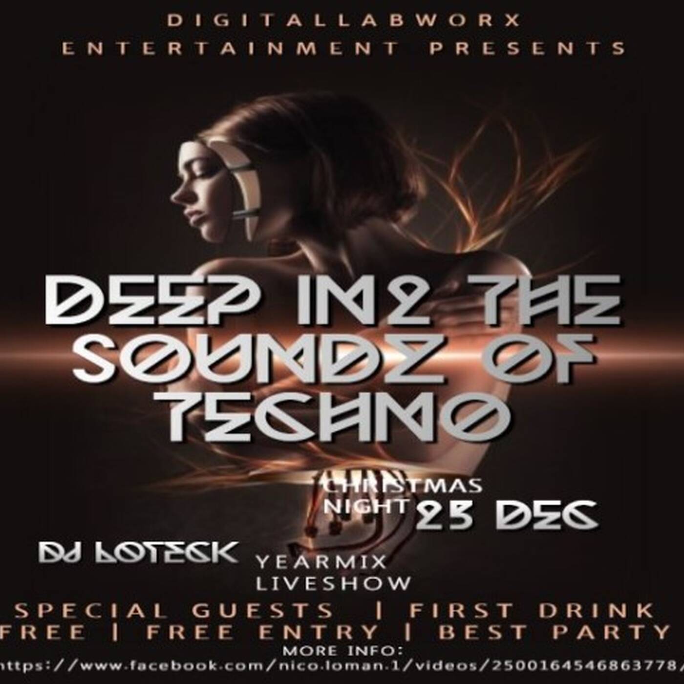 Deep into the sounds of Techno Xmas Liveshow episode artwork