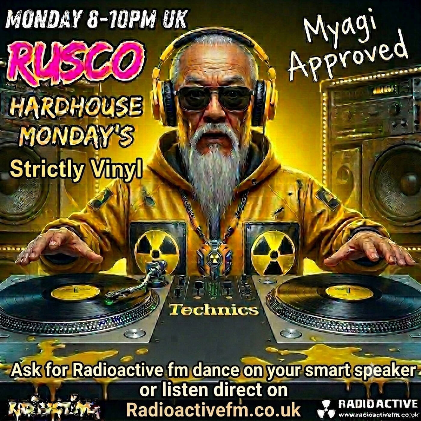 Rusco Hardhouse Mondays vinyl set 8,6,26 episode artwork