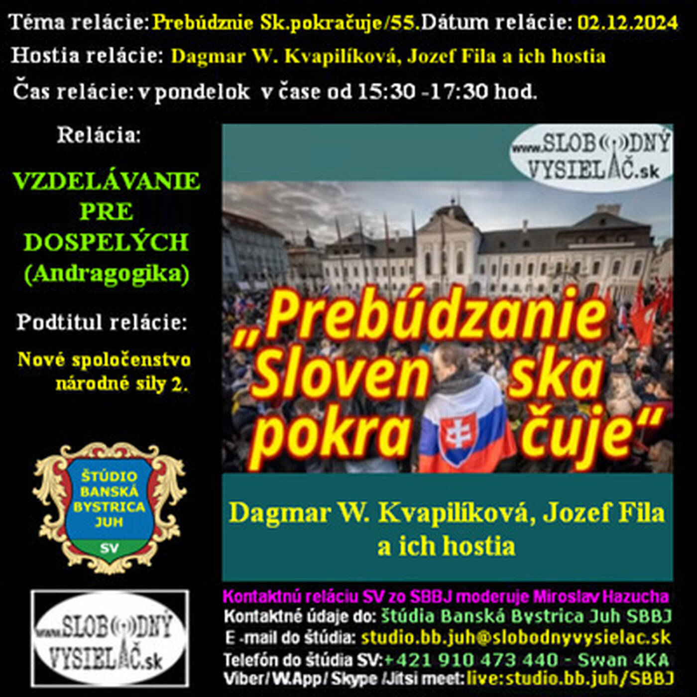 Vzdelávanie pre dospelých 430 - 2024-12-02 Nové spoločenstvo národnej sily 2. episode artwork