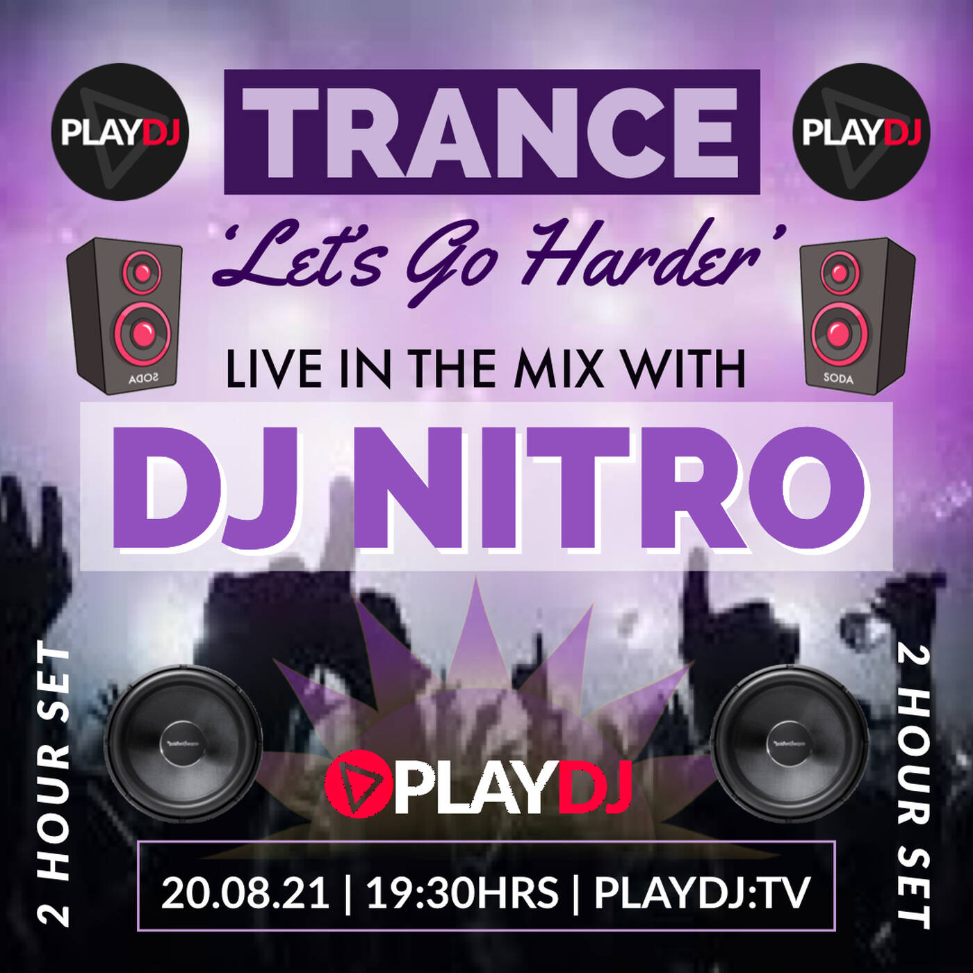 DJ NITRO - TRANCE - 'LETS GO HARDER' episode artwork