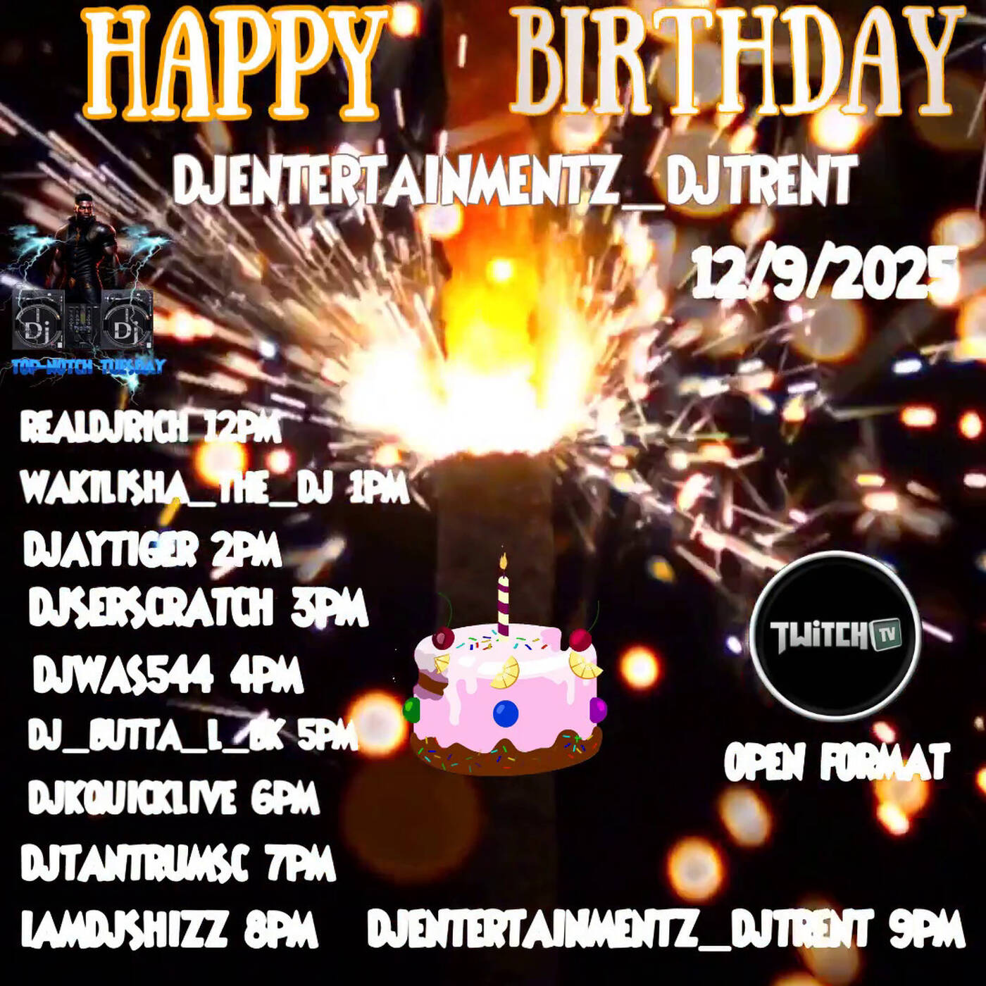 TOPNOTCHTUESDAYRAIDTRAINHBD @djentertainmentz_djtrent6-7PMEST‼️(DEC 9, 2025) episode artwork
