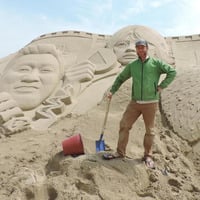 ABRAM WATERMAN - Sculptor - Ice, Stone &amp; Sand - Haeundae Sand Festival - Prince Edward Island - [ CANADA ] by Radio X Interviews