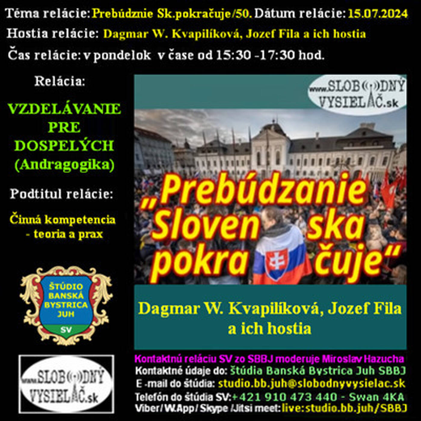 Vzdelávanie pre dospelých 410 - 2024-07-15 Činná kompetencia – teória a prax episode artwork