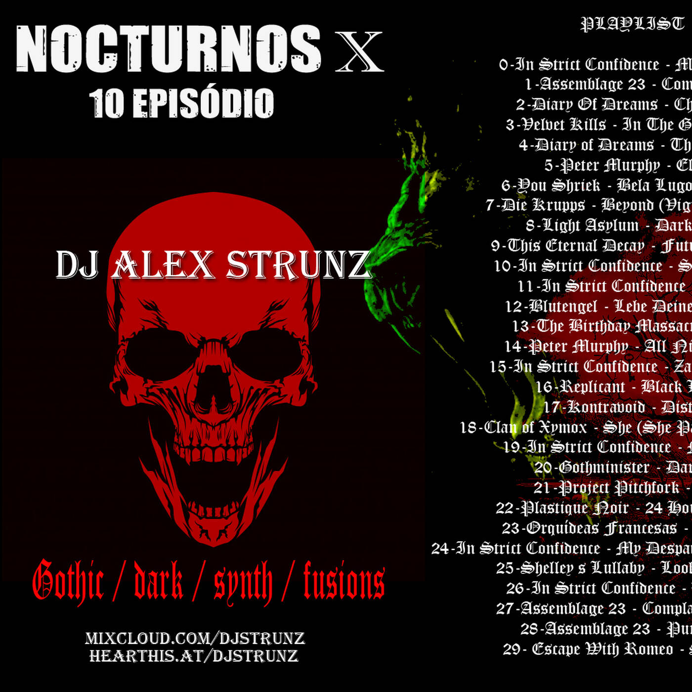 Dj Alex Strunz @ NOCTURNOS X (10 Episodio) - GOTHIC-DARK-SYNTH-FUSIONS - 16-08-2020 episode artwork