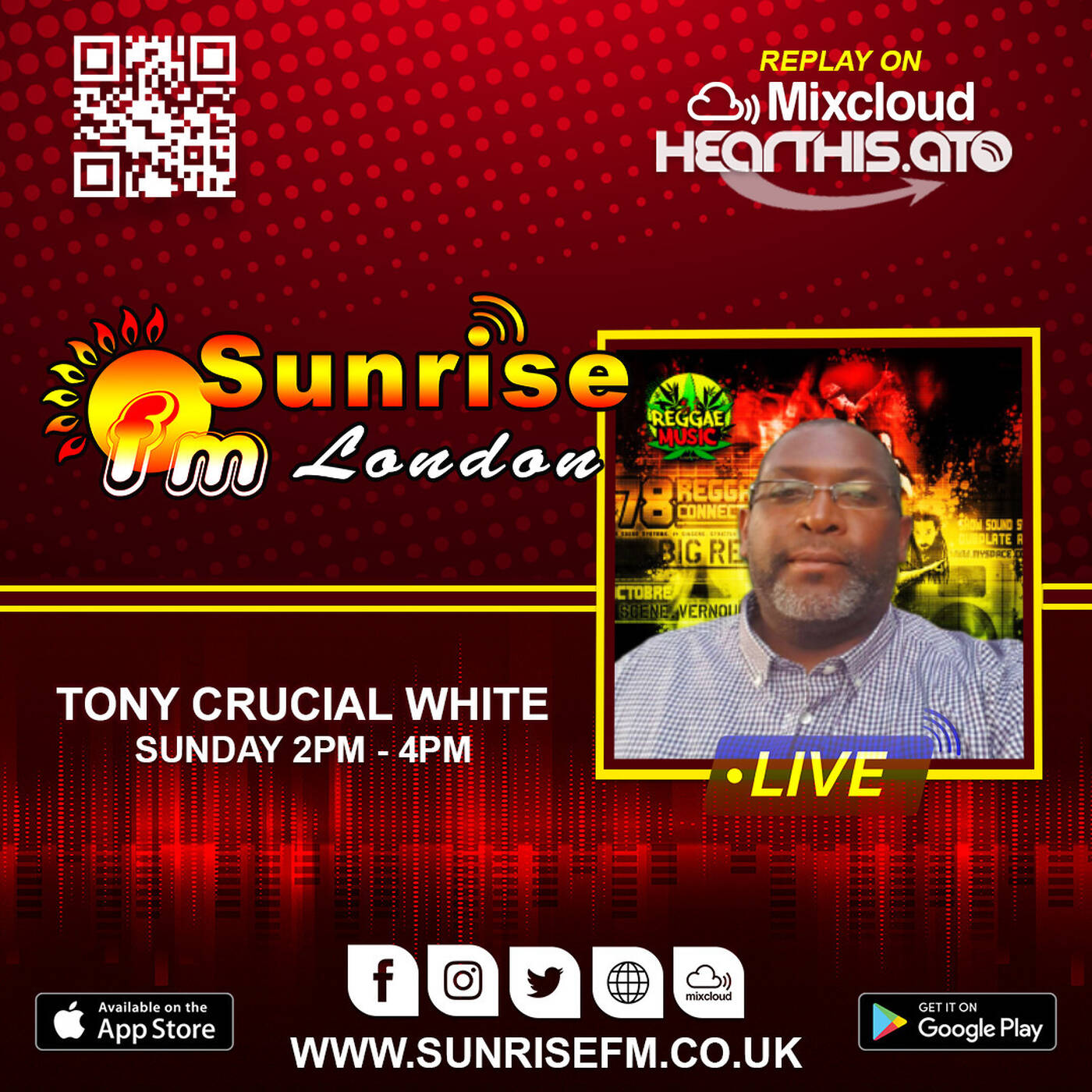 Tony Crucial White - Sunday 17th November 2024 episode artwork