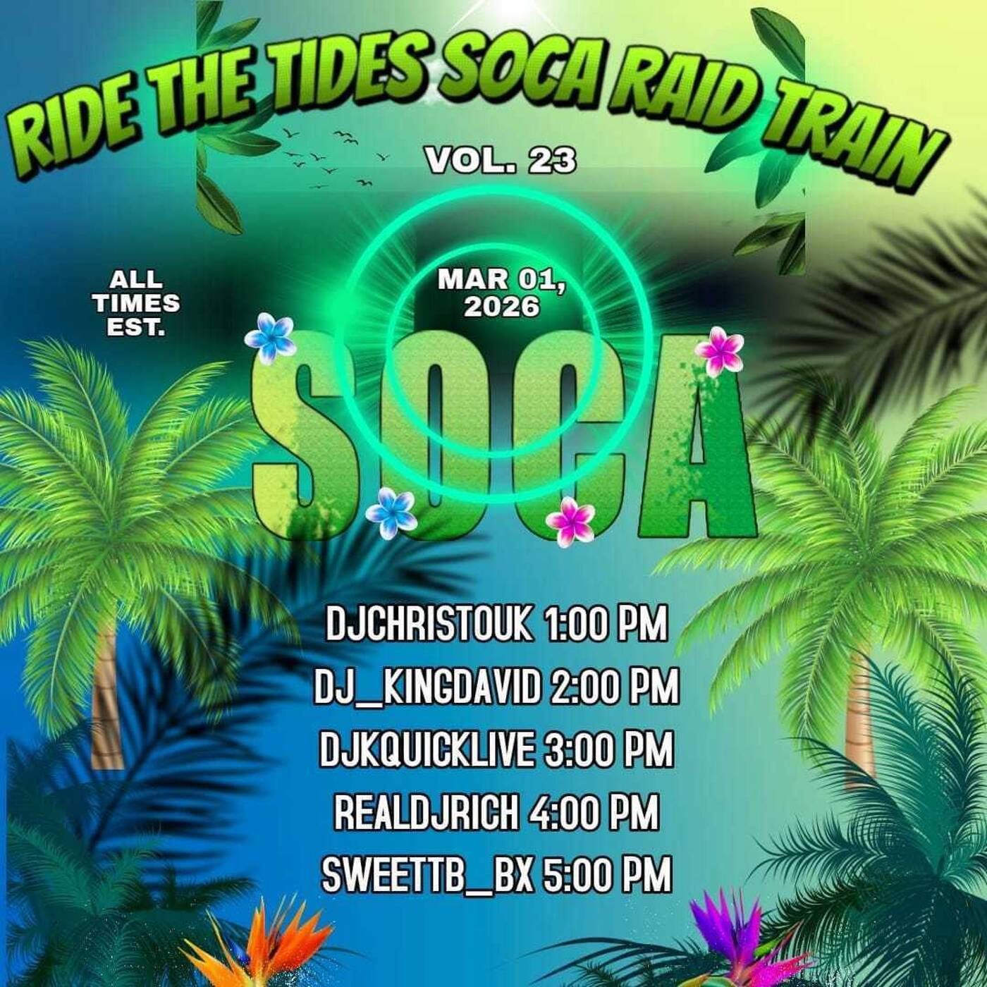 RIDE THE TIDES SOCARAIDTRAINVOL.23 Presented By @sweettb_bx 3-4PMEST‼️(MAR 1, 2026) episode artwork