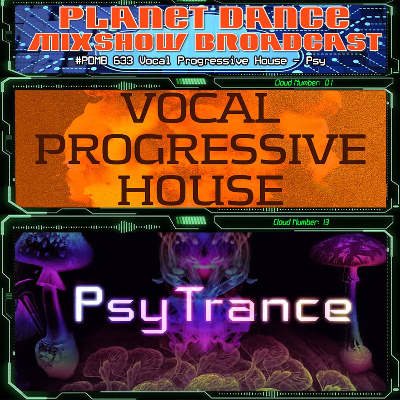 Planet Dance Mixshow Broadcast 633 Vocal Progressive House - Psy episode artwork