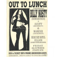 Billy Nasty @ Out to Lunch, Ellon, Aberdeenshire 8-10-93 by sbradyman