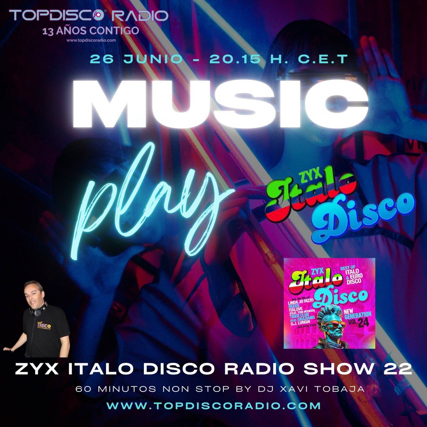Music Play Programa 239 ZYX Italo Disco Radio Show 22.