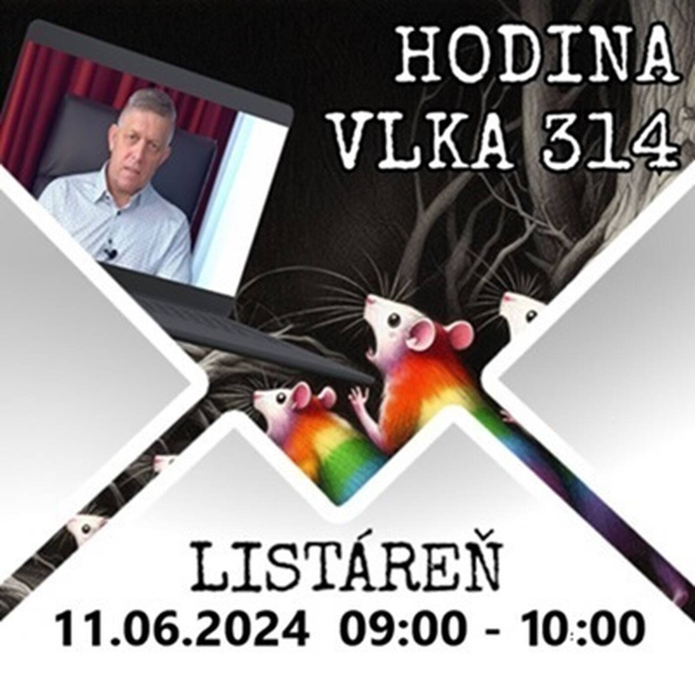 Hodina vlka 314 - 2024-06-11 listáreň episode artwork