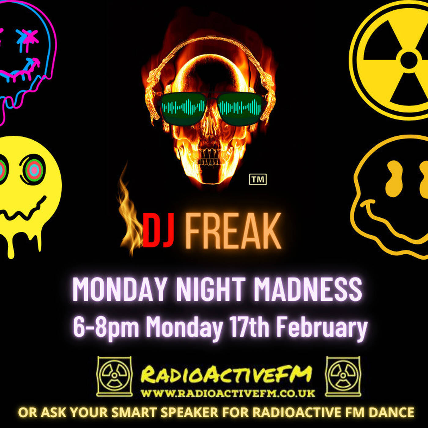 DJ Freak Monday Night Madness 17th Feb 2025 episode artwork