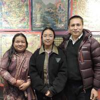 KUMAR LAMA &amp; KUSFU TAMANG - Old Monastery Thanka and Art Painting School - Thamel - Kathmandu - [ Nepal ] by Radio X Interviews