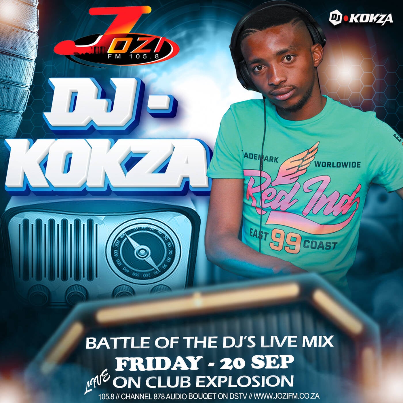 DJ KOKZA SA - JOZI FM Battle of the djs live Mix (20Sep24)