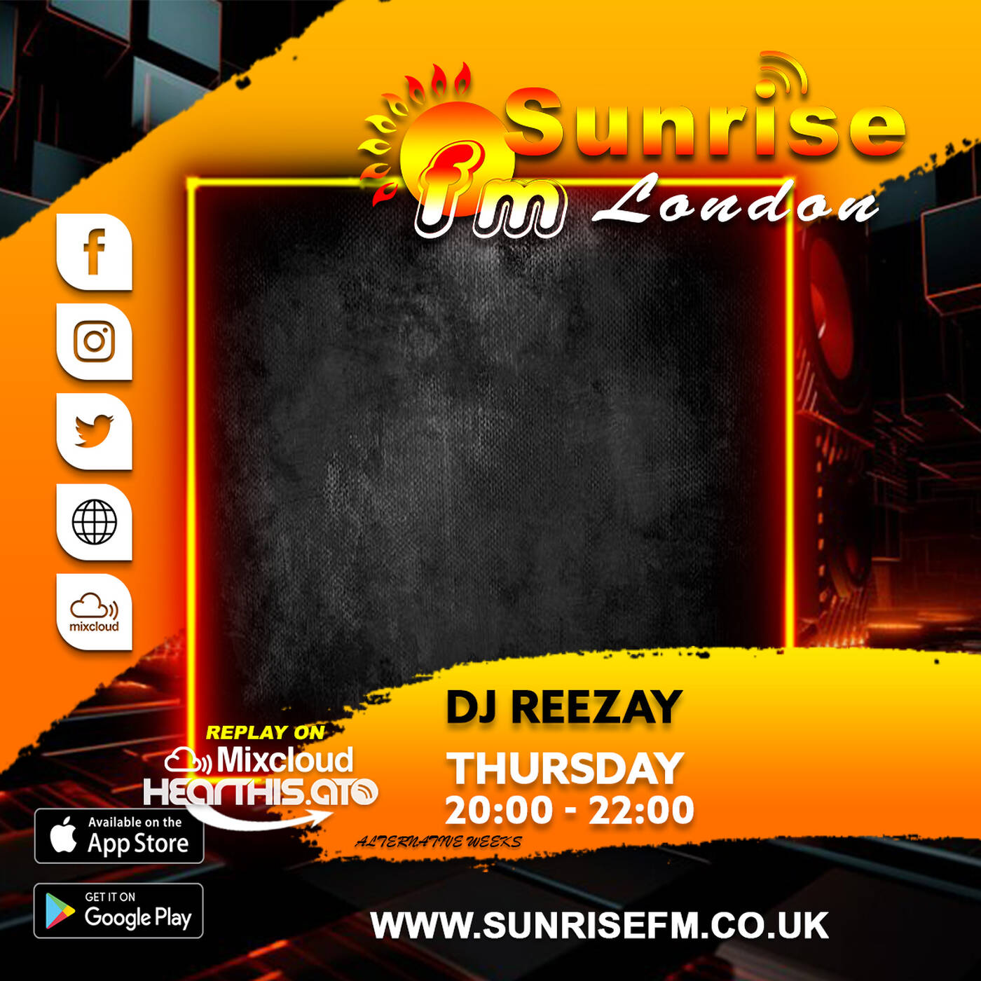 DJ Reezay - Thurs 9th Oct 2025 episode artwork