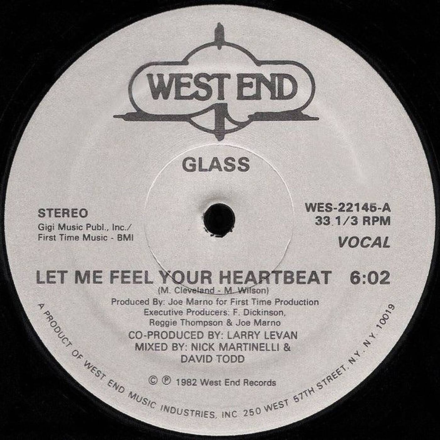 Glass  ‎– Let Me Feel Your Heartbeat   Co-producer – Larry Levan episode artwork