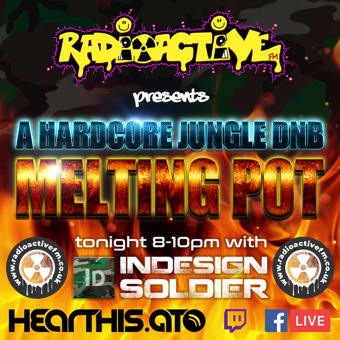 Indesign Soldier | The Hardcore Jungle D&B Melting Pot | 210622 episode artwork