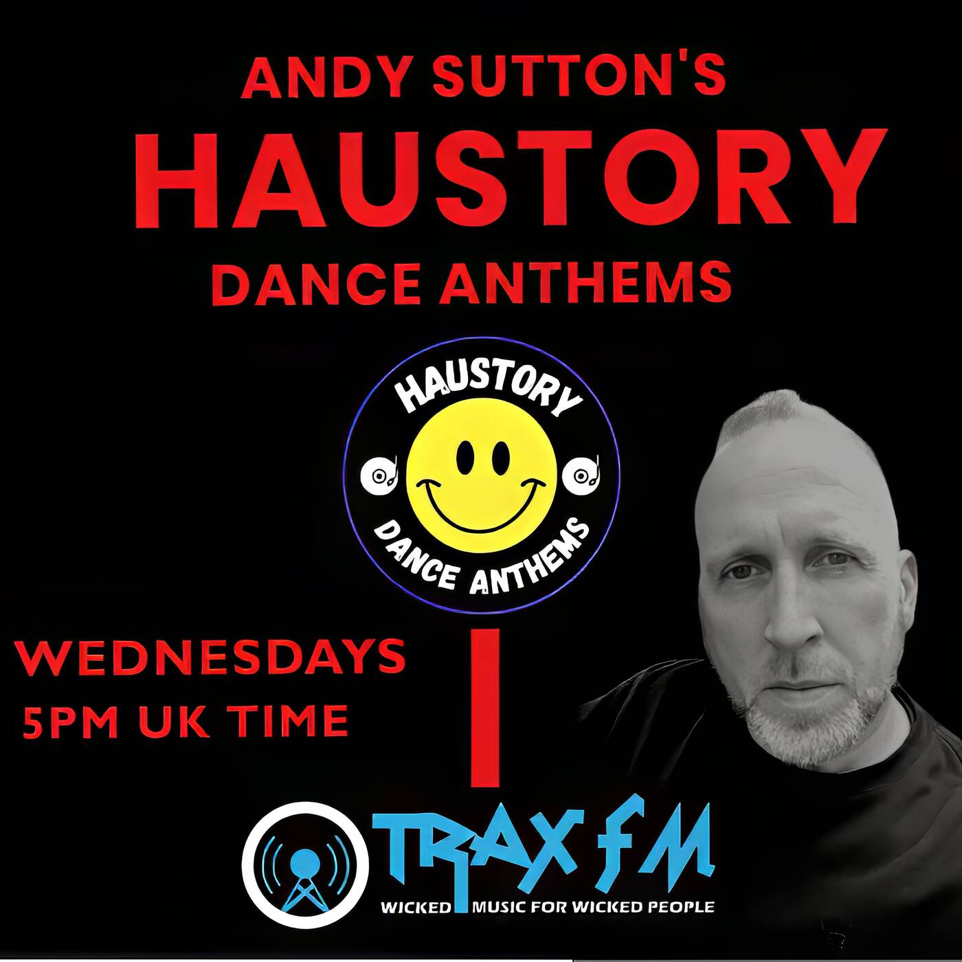 Andy Sutton's Haustory Show Replay On www.traxfm.org - 8th November 2023 episode artwork