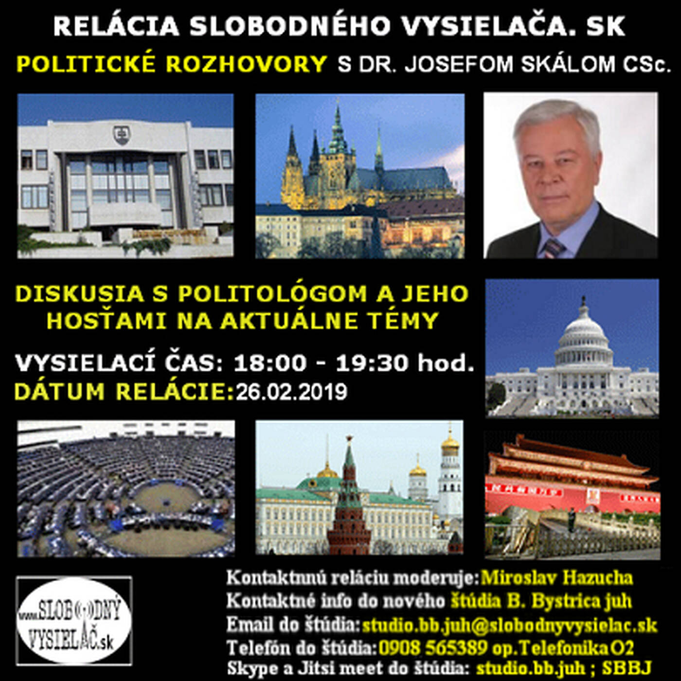 Politické rozhovory 10 - 2019-02-26 Dr. Josef Skála CSc. episode artwork