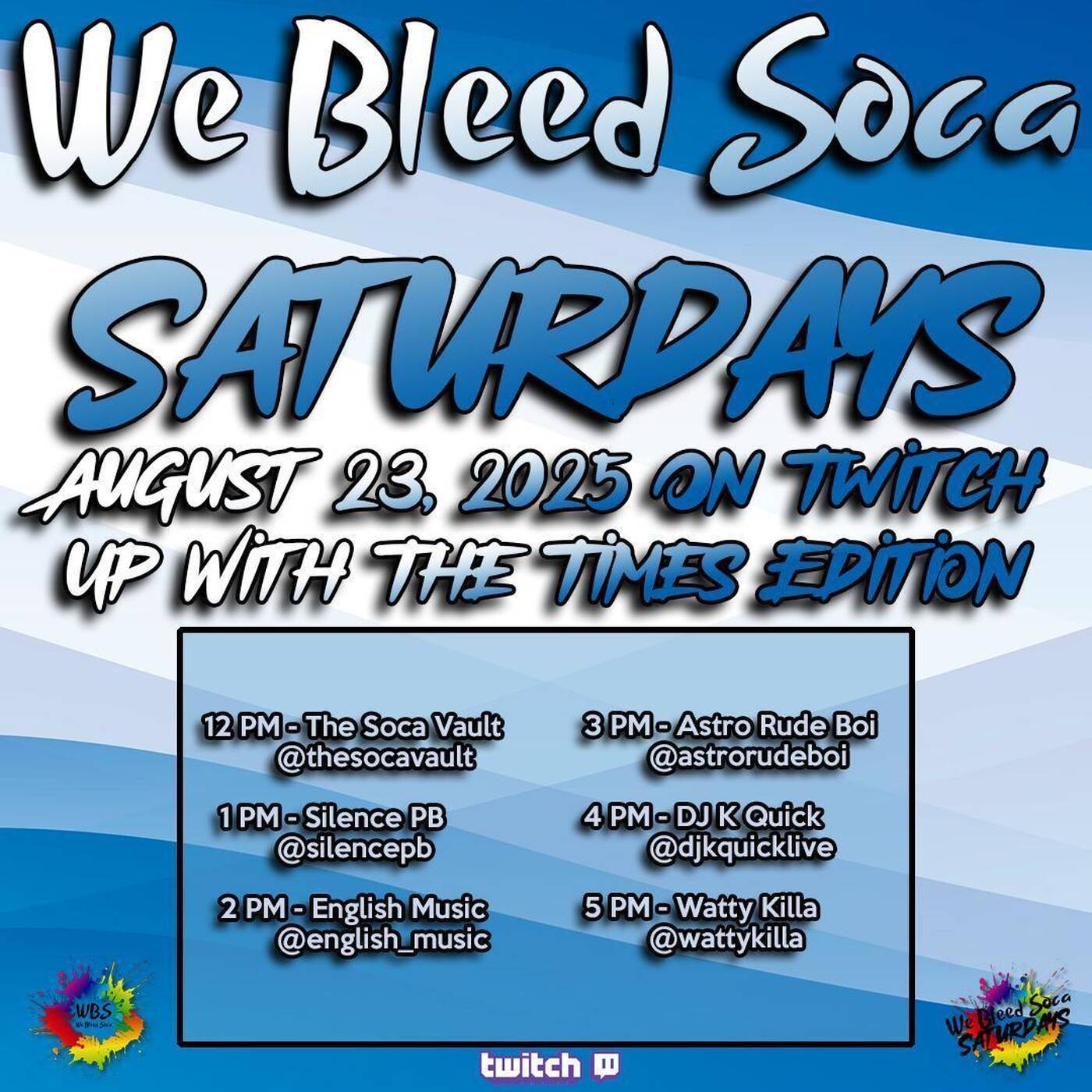 WEBLEEDSOCASATURDAYSRAIDTRAIN<(2025 SOCA)> Hosted By @thesocavault 4-5PMEST‼️(AUG 23, 2025) episode artwork