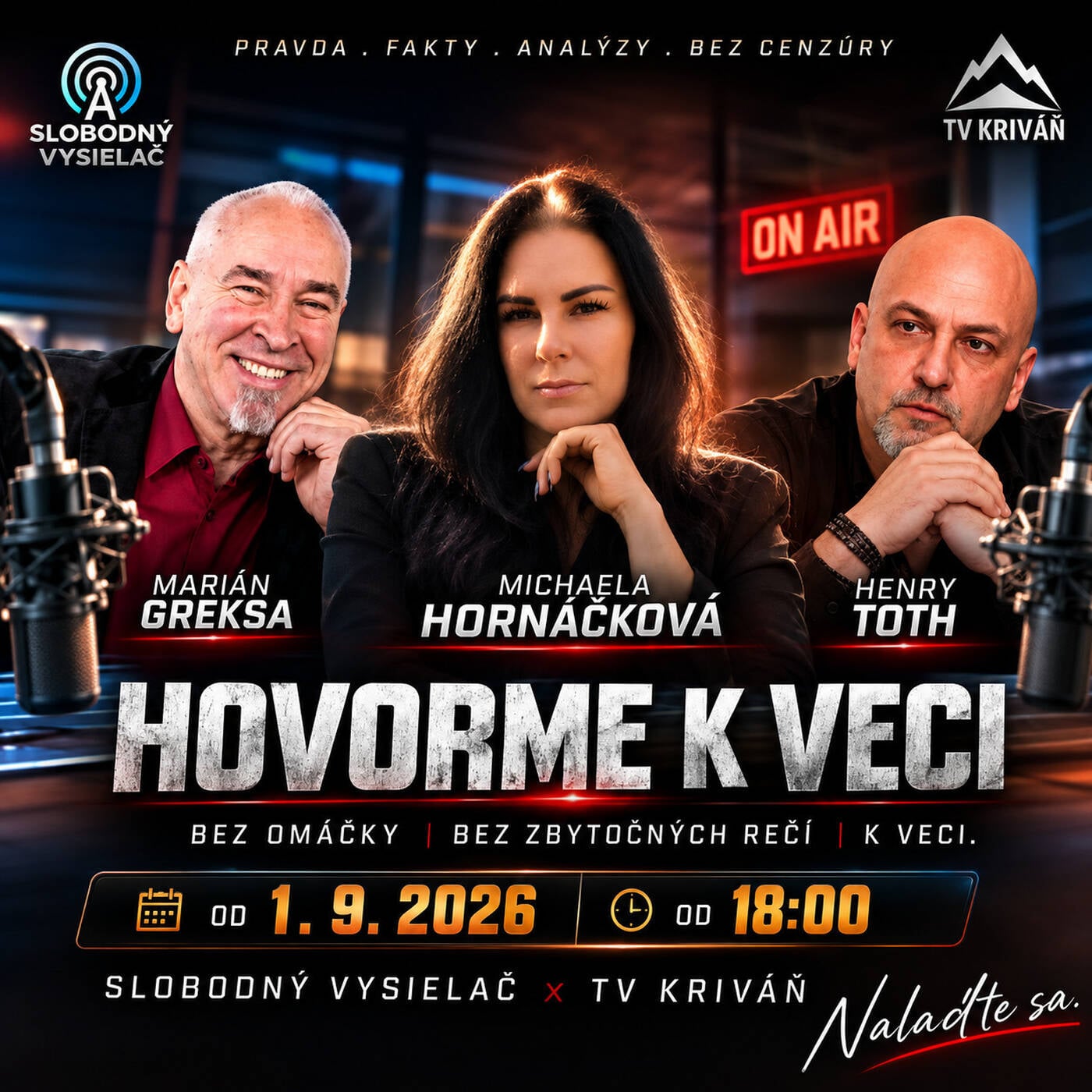 Hovorme k veci 01 - 2026-09-01 Henry Tóth a Marián Greksa episode artwork