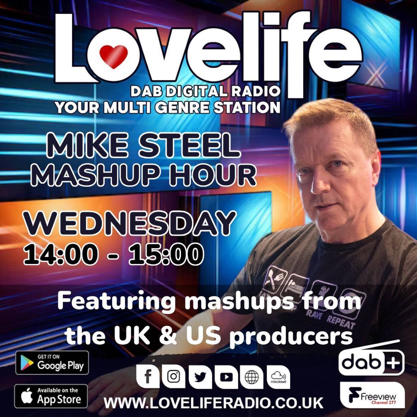 Love Life Radio - The Mike Steel Mashup Hour (Aired 17.07.24) episode artwork