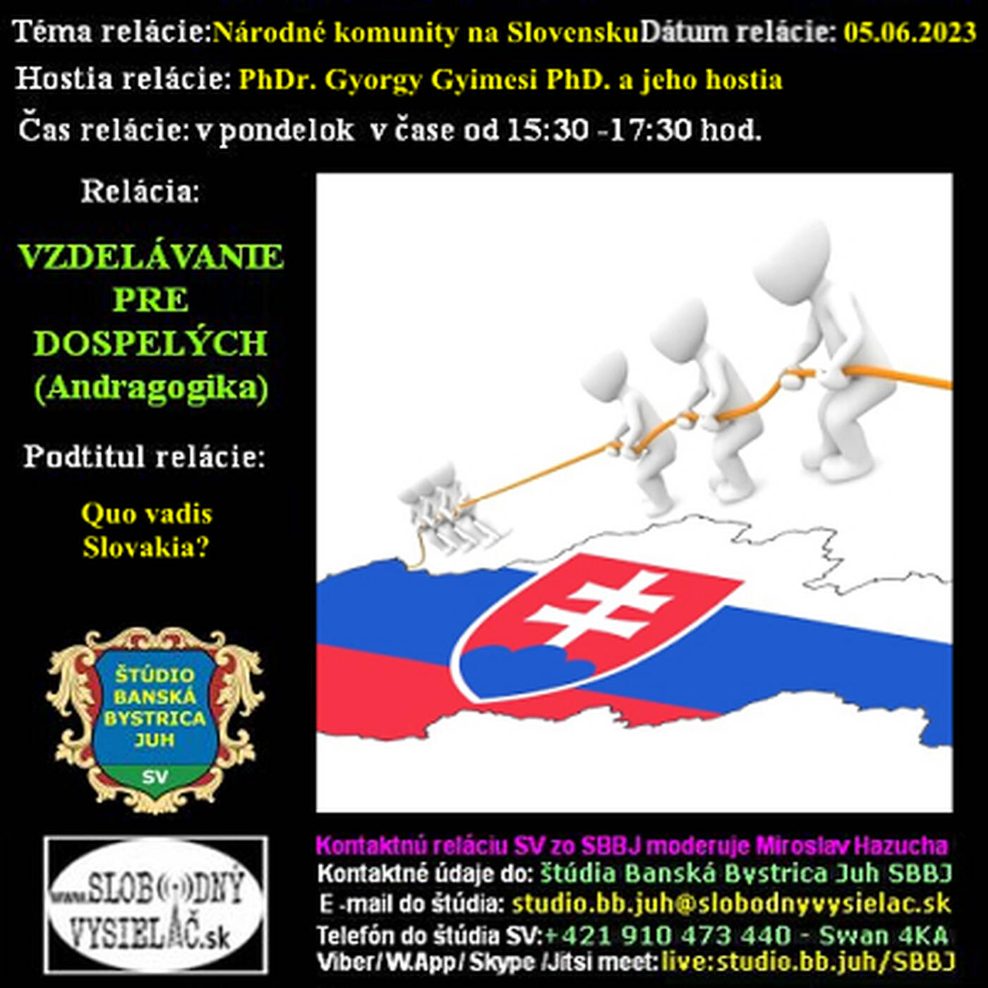 Vzdelávanie pre dospelých 354 - 2023-06-05 Quo vadis Slovakia ? episode artwork