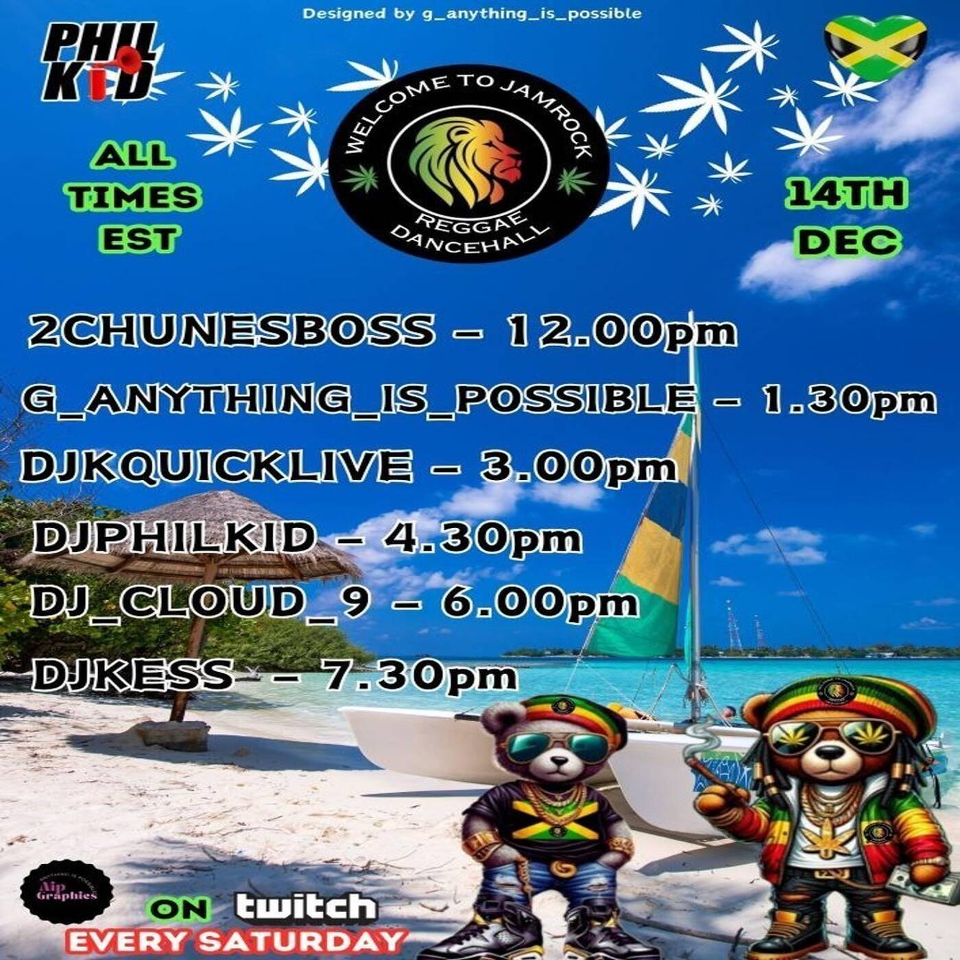 WELCOMETOJAMROCKRAIDTRAINHosted By @djphilkid3-4:30PMEST‼️ | (DEC 14, 2024) episode artwork