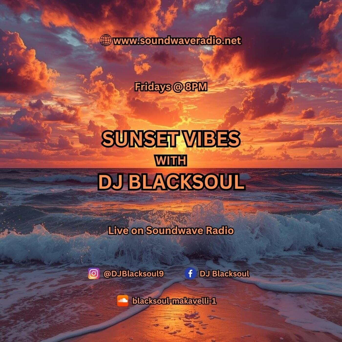 Sunset Vibes with DJ Blacksoul 10.04.26 episode artwork