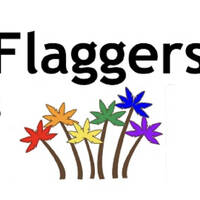 * Flaggers Serie - 2022 - Palm Springs Flaggers Black Light Party by Luc Benech