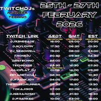 Twitch DJ's MidWeek Techno Train by DJFrankEC (2-25-26) by DJ FrankEC
