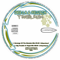 UVM011A - DEE-LA &amp; FELUSCH - Troublegum (Revenge Of The Monster Mix) by Unvirtual-Music