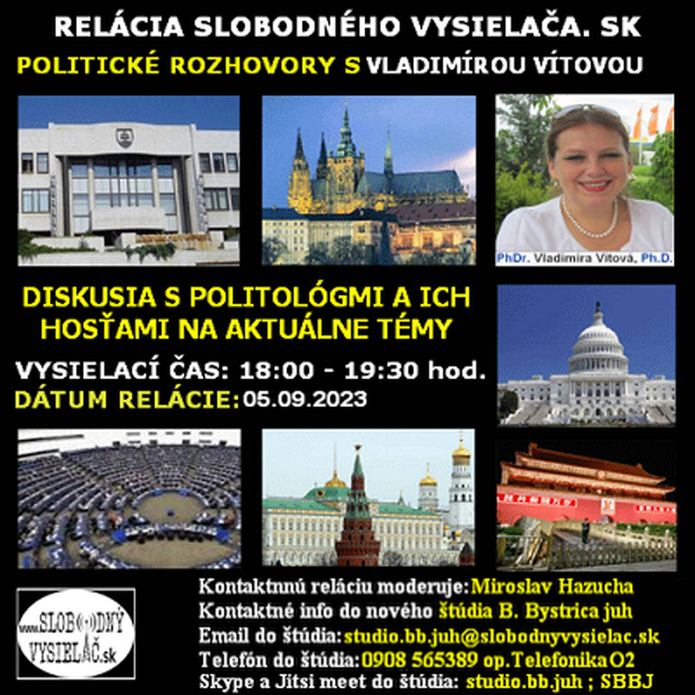 Politické rozhovory 174 - 2023-09-05 PhDr. Vladimíra Vítová PhD. episode artwork