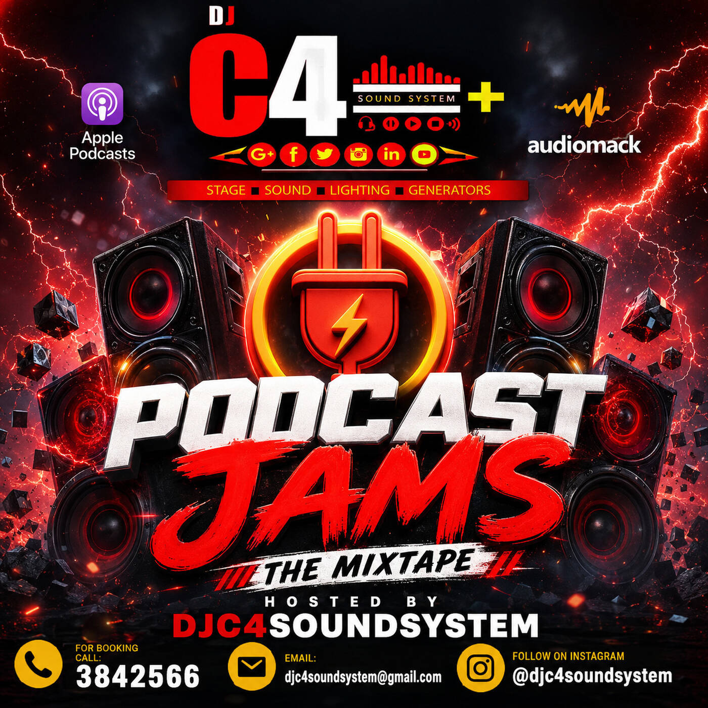 PODCAST JAMS HOSTED BY DJC4SOUNDSYSTEM  D- S FRIDAY 15 MAY 2026 episode artwork